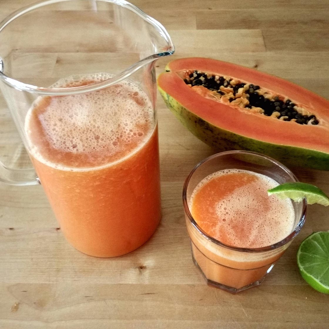 Suco de mamão