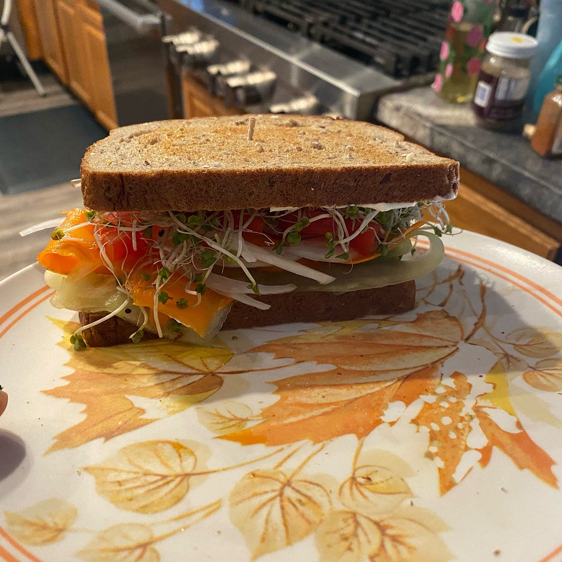 Veggie & Hummus Sandwich