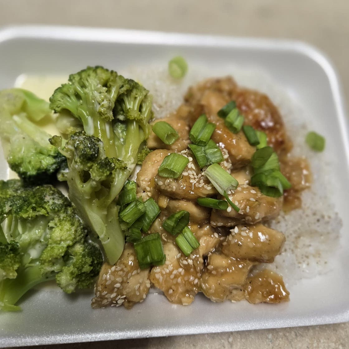 Honey Sesame Chicken and Broccoli