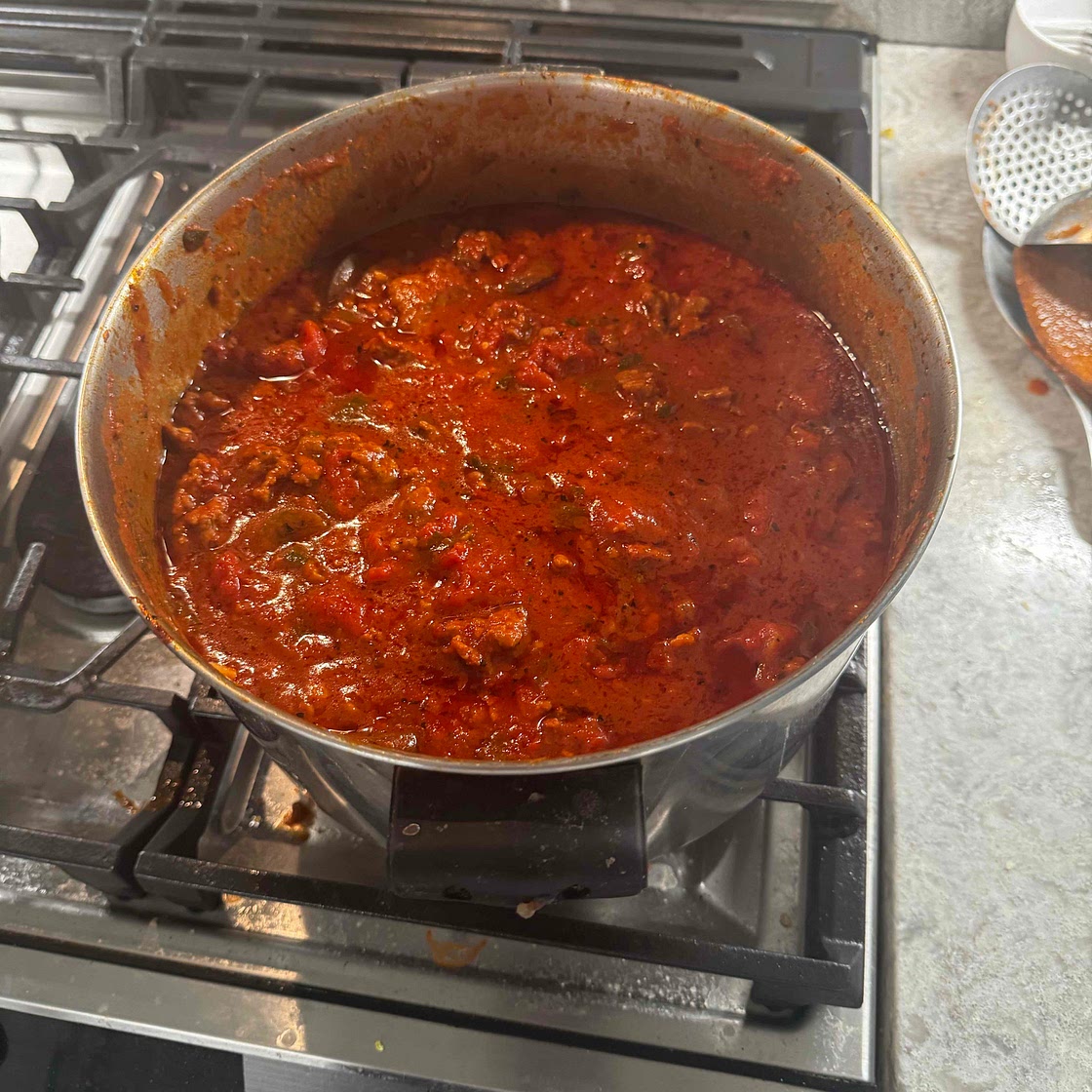 Italian sausage pasta sauce