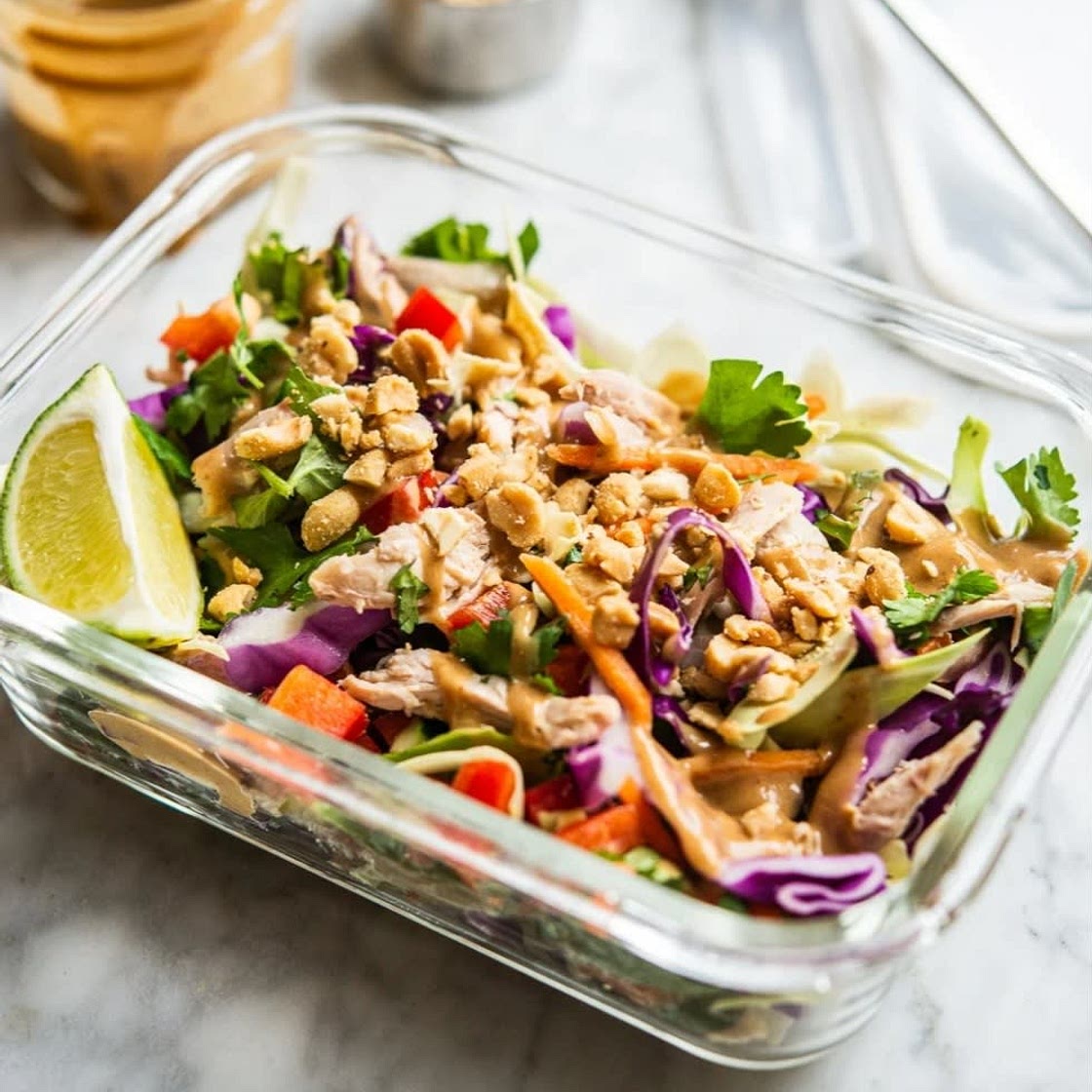 Thai Peanut Chicken Salad