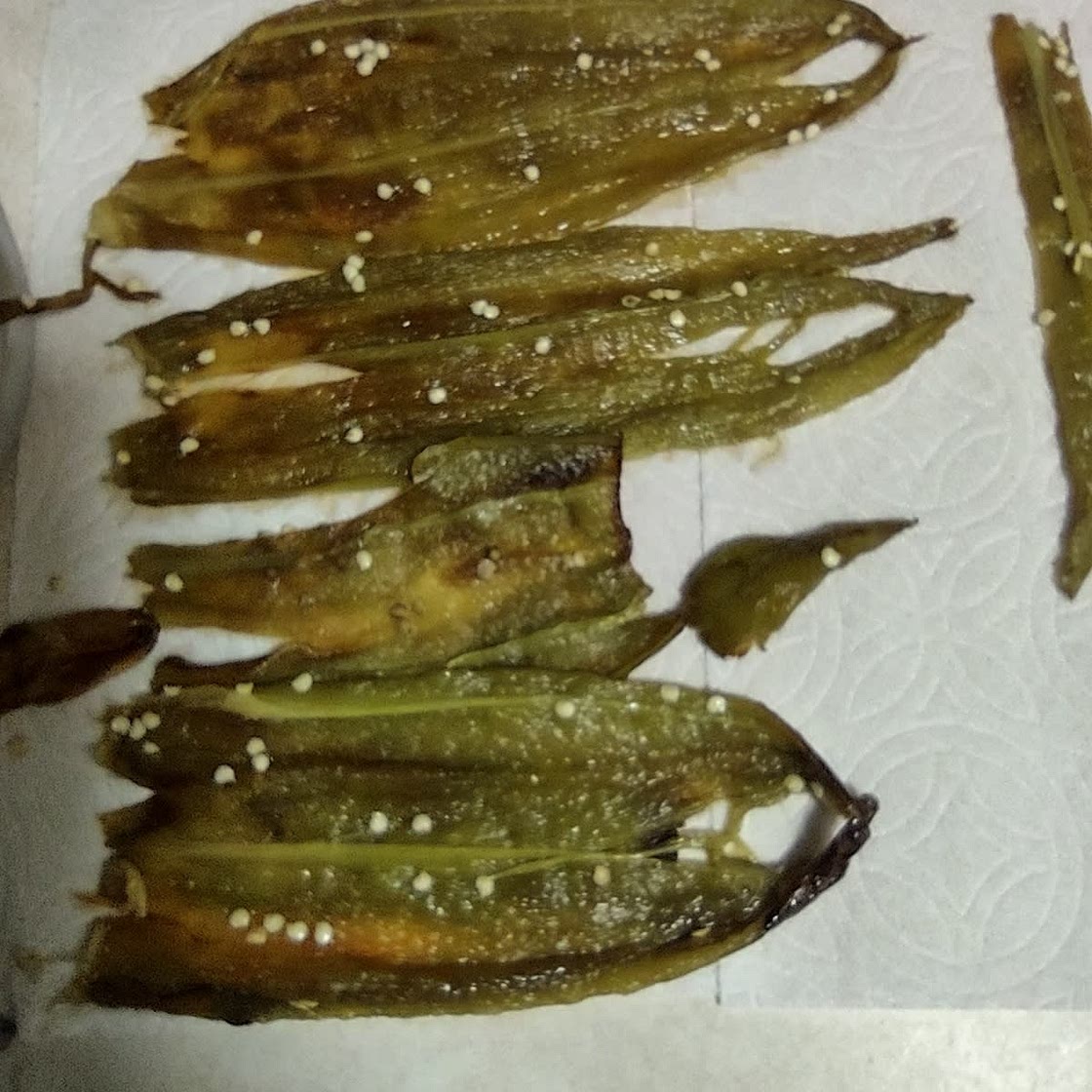 Air Fryer Roasted Hatch Chili's