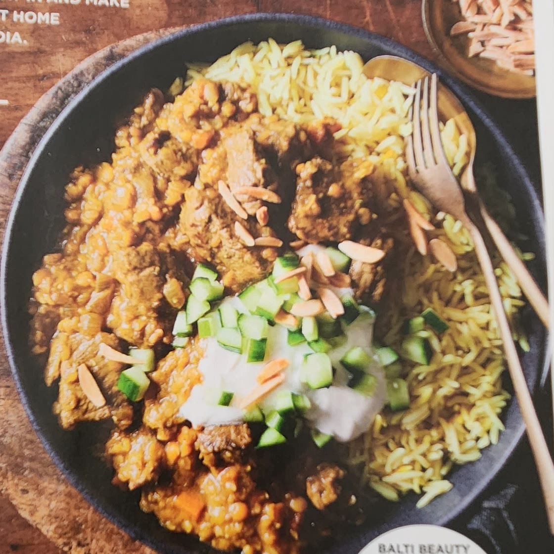 Beef & lentil Korma