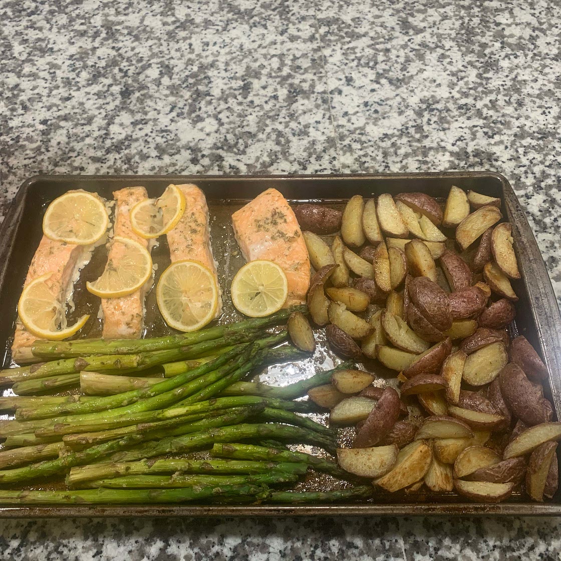 SHEET PAN BUTTER SALMON