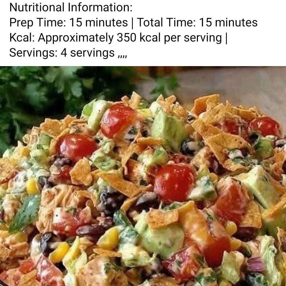 Tex-Mex Chopped Chicken Salad