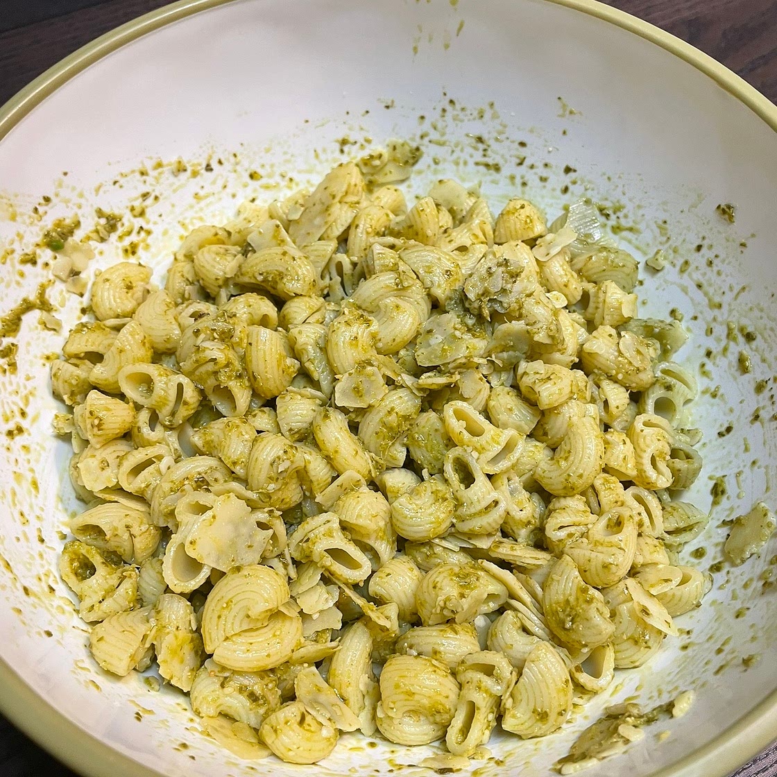 Salade de pâte au pesto