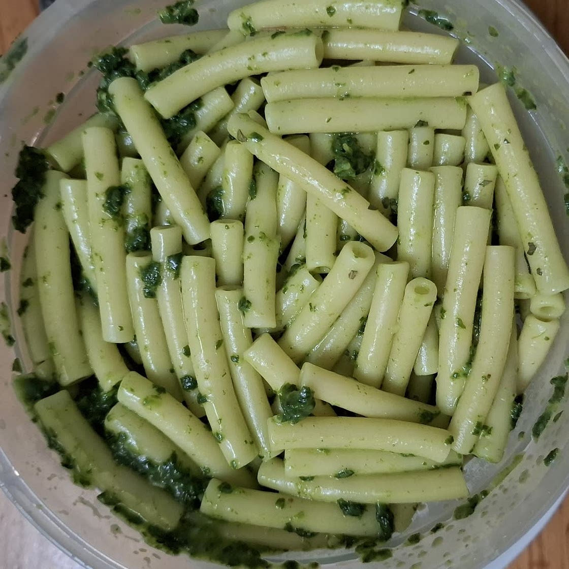 Pâtes au Pesto d'épinards