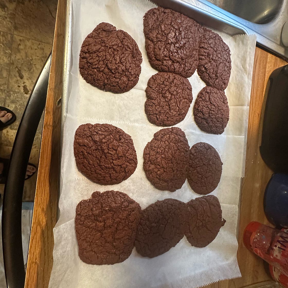 Fudgy Chocolate Brownie Cookies