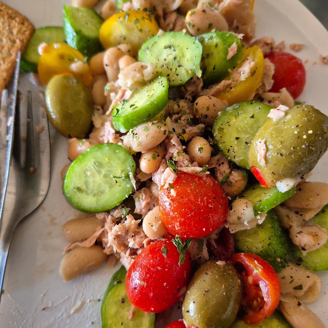 Tuna and Cannellini Bean salad
