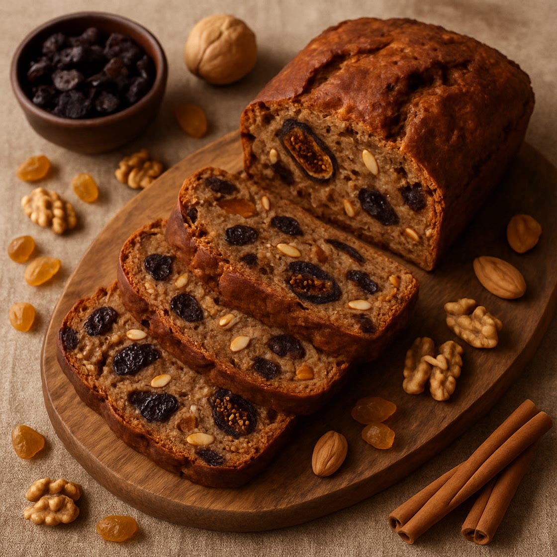 PANE DI FRUTTA SECCA E SPEZIE