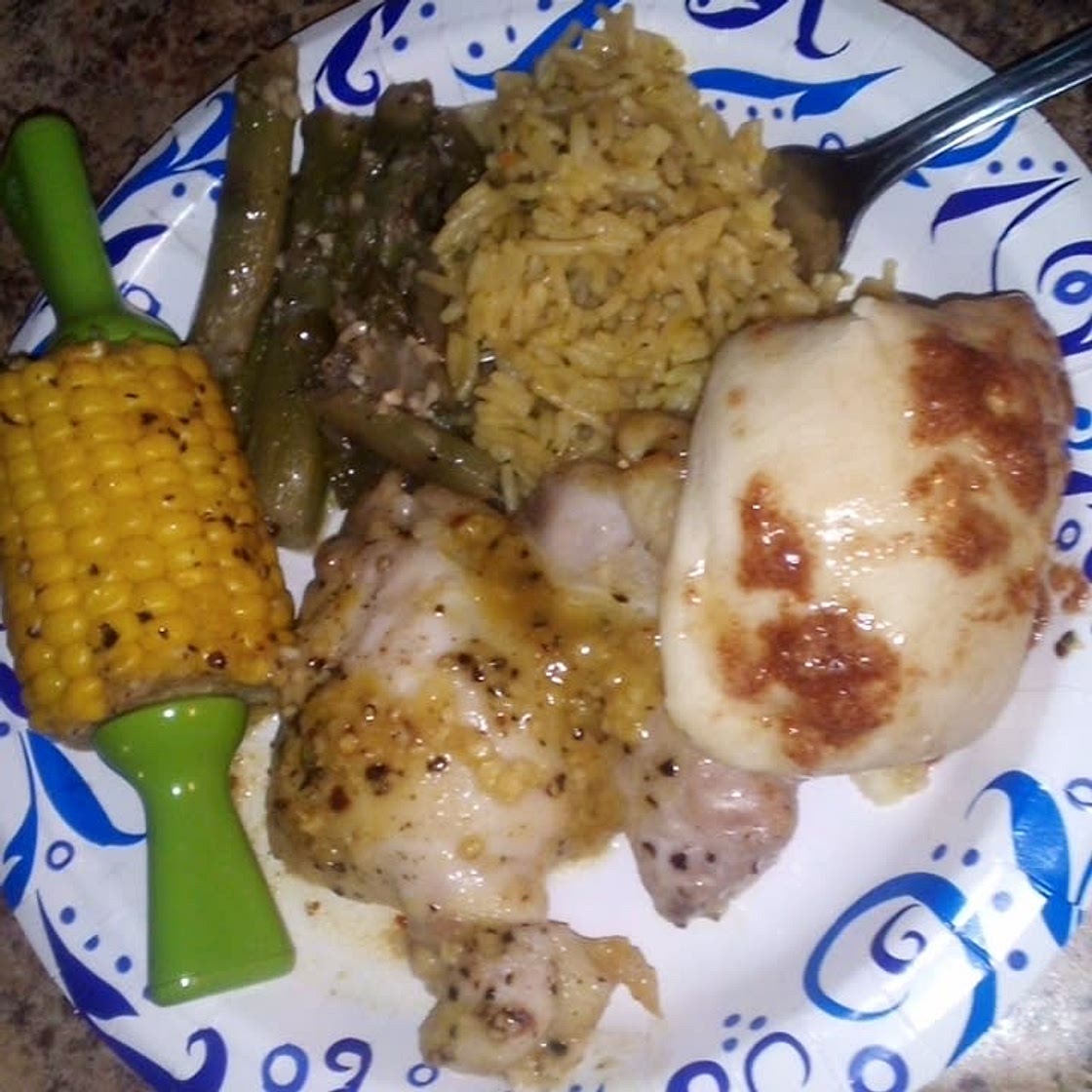 Oven Baked Chicken Thighs