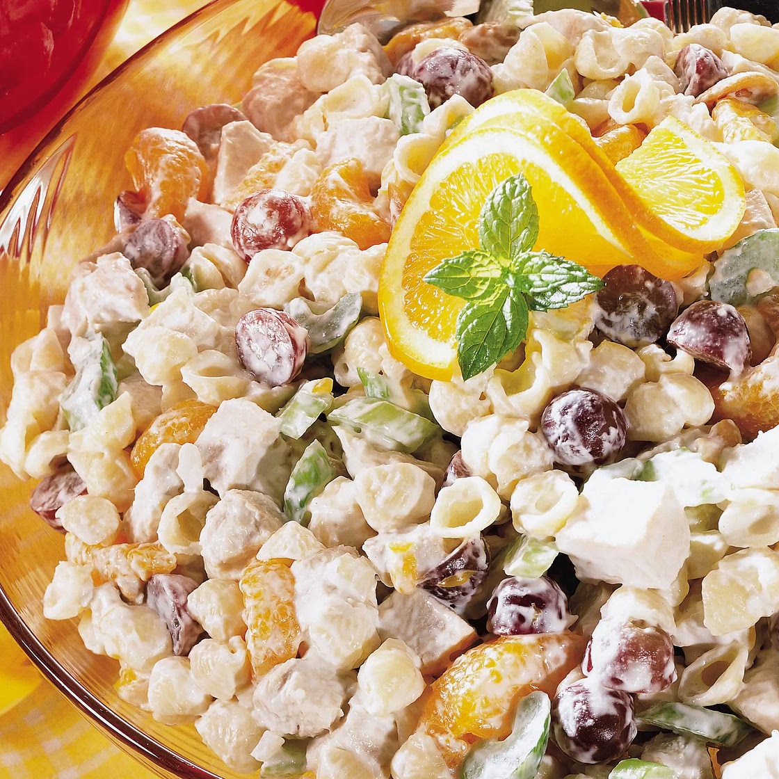 Chicken Pasta Fruit Salad