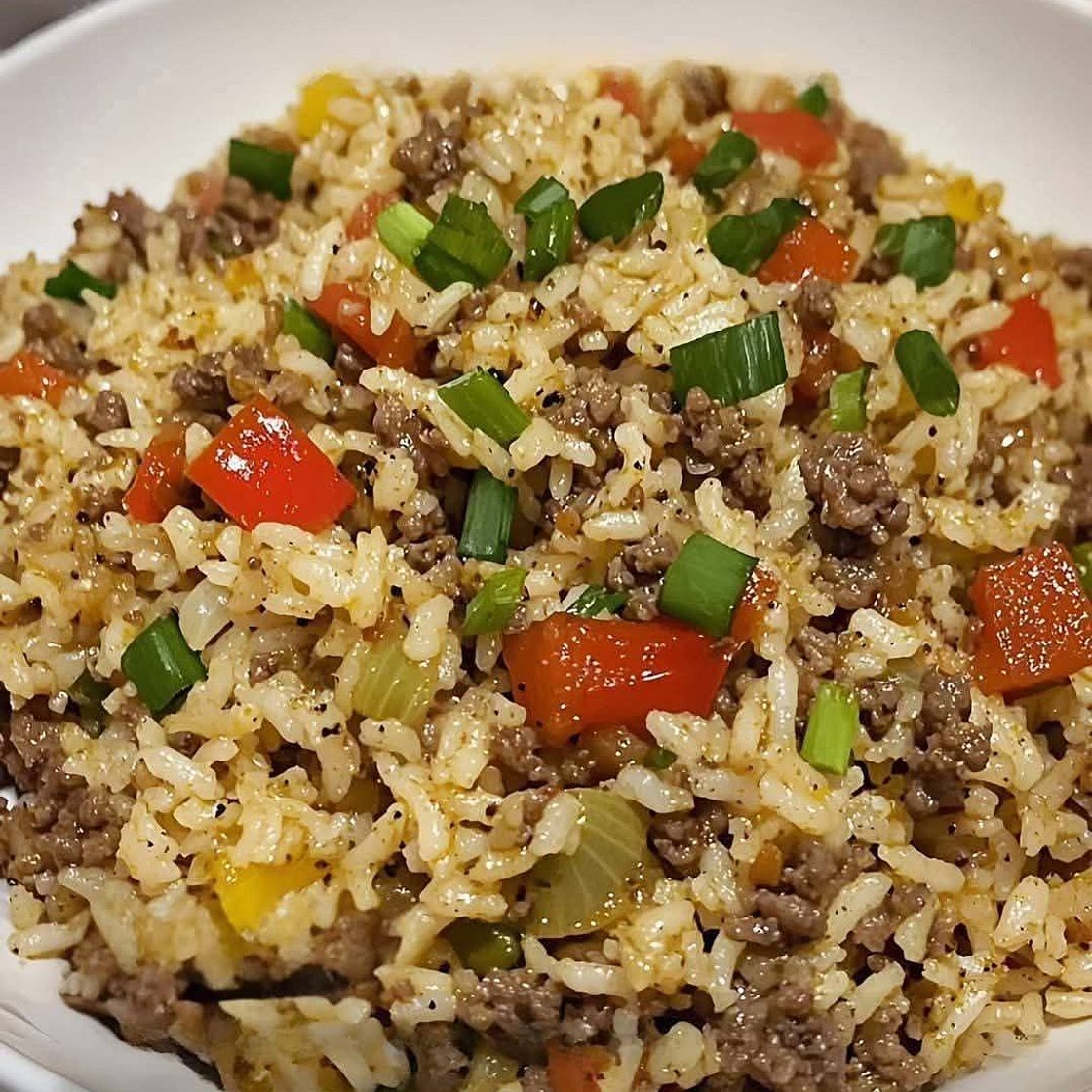 Dirty Rice with Ground Beef