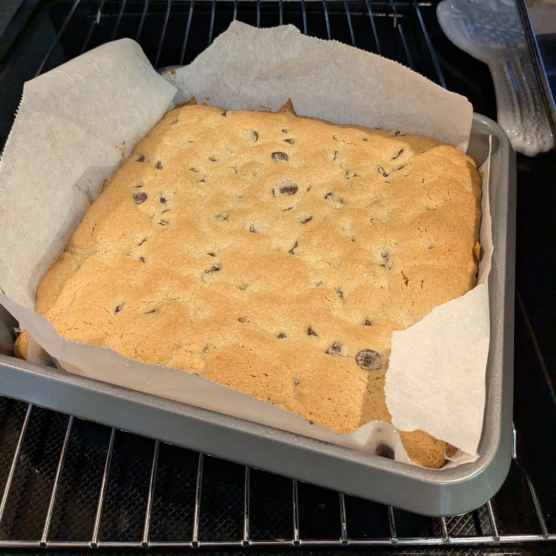 Gluten-Free Chocolate Chip Cookie Bars (Vegan)