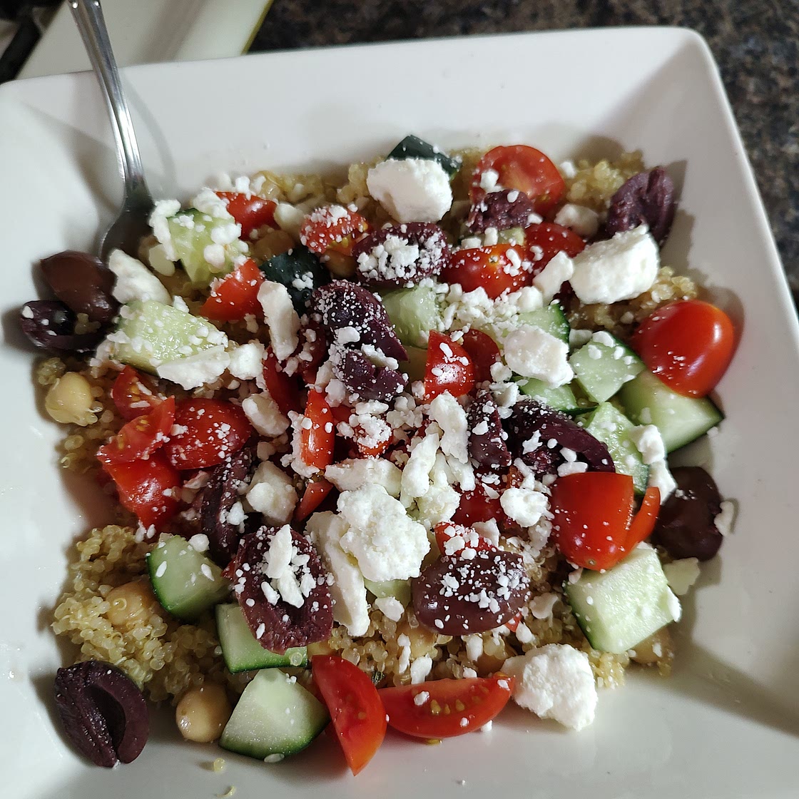 Greek-style Quinoa Bowl