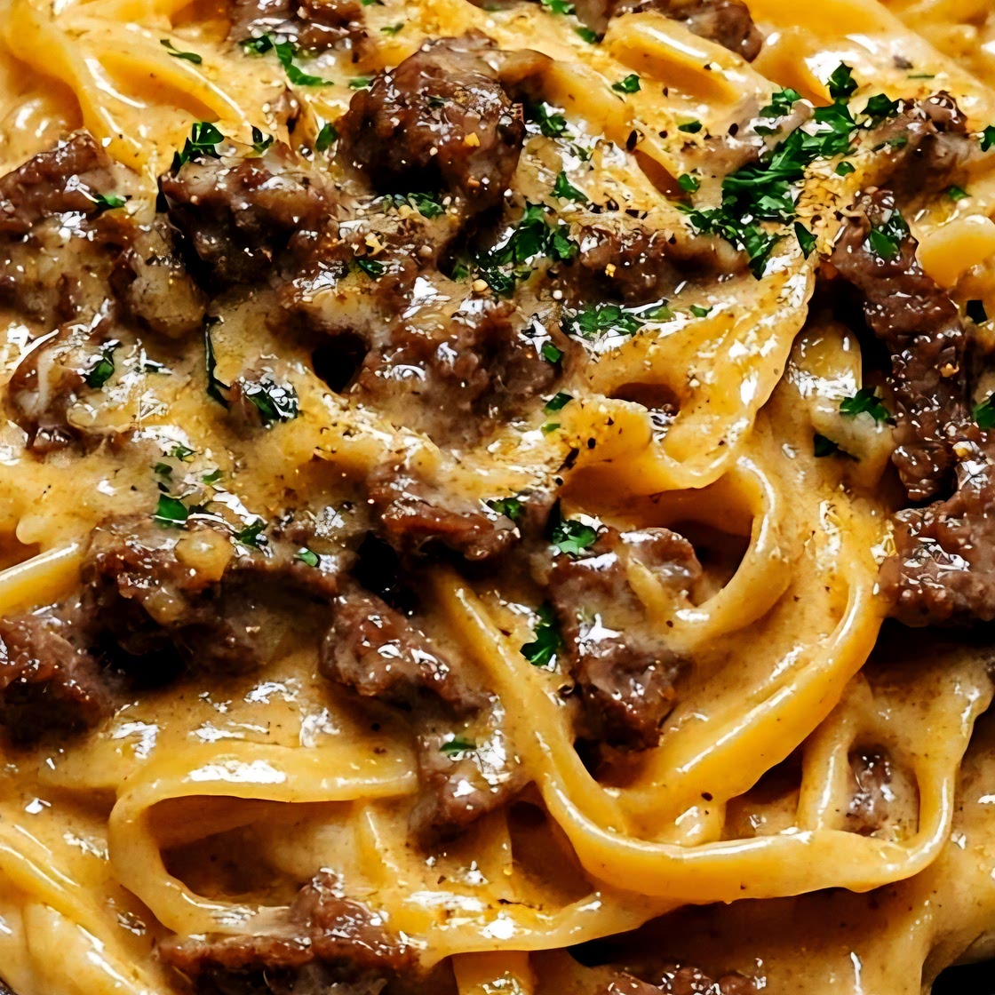 Beef and Fettucini Pasta