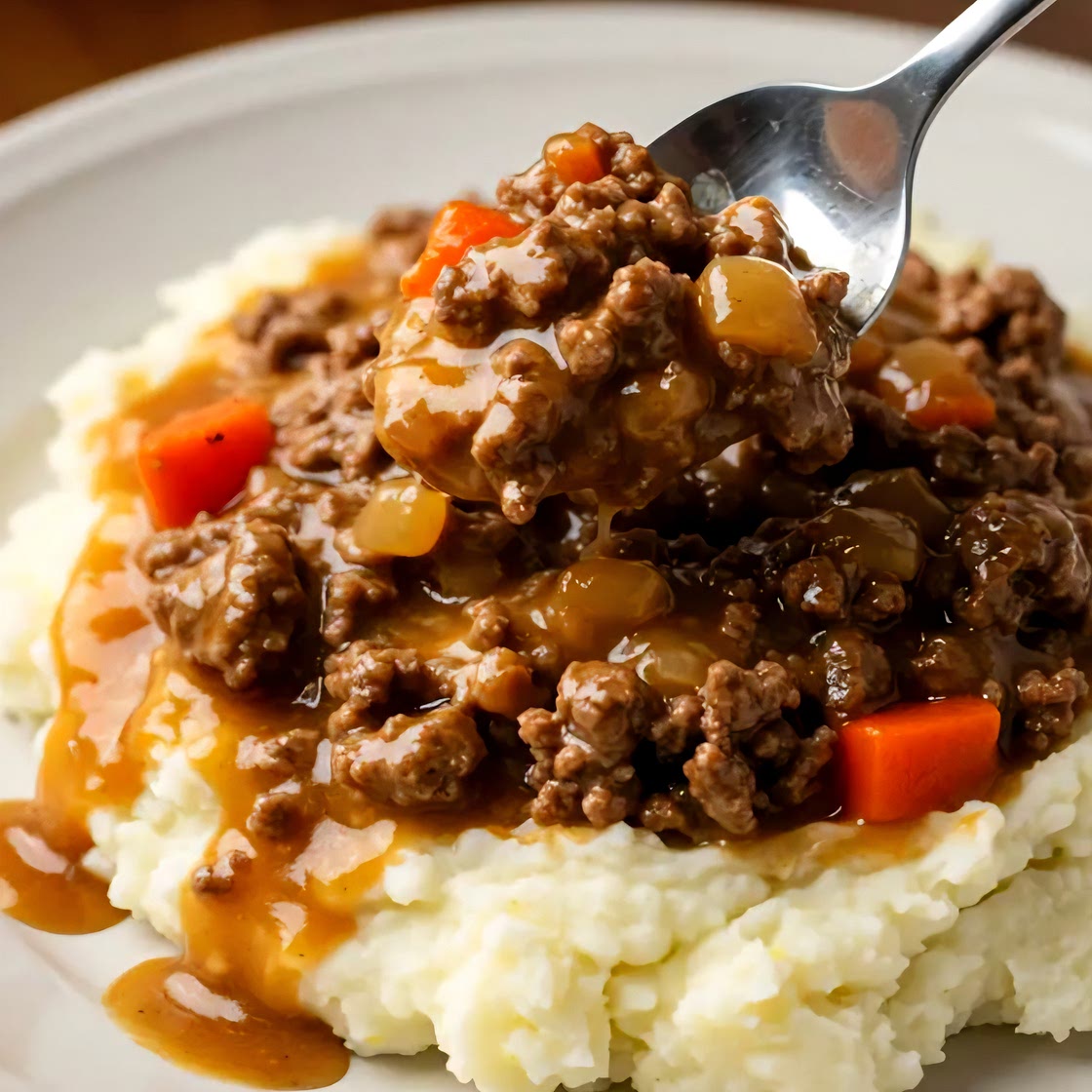 Curry Beef Mince and Mash