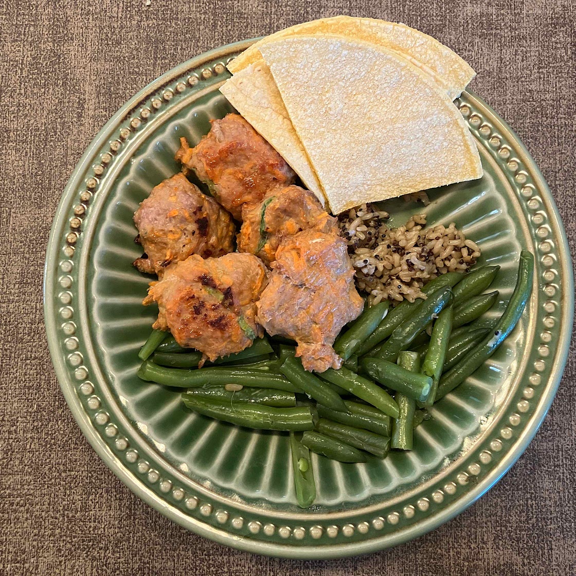 Sweet Potato Chicken Poppers