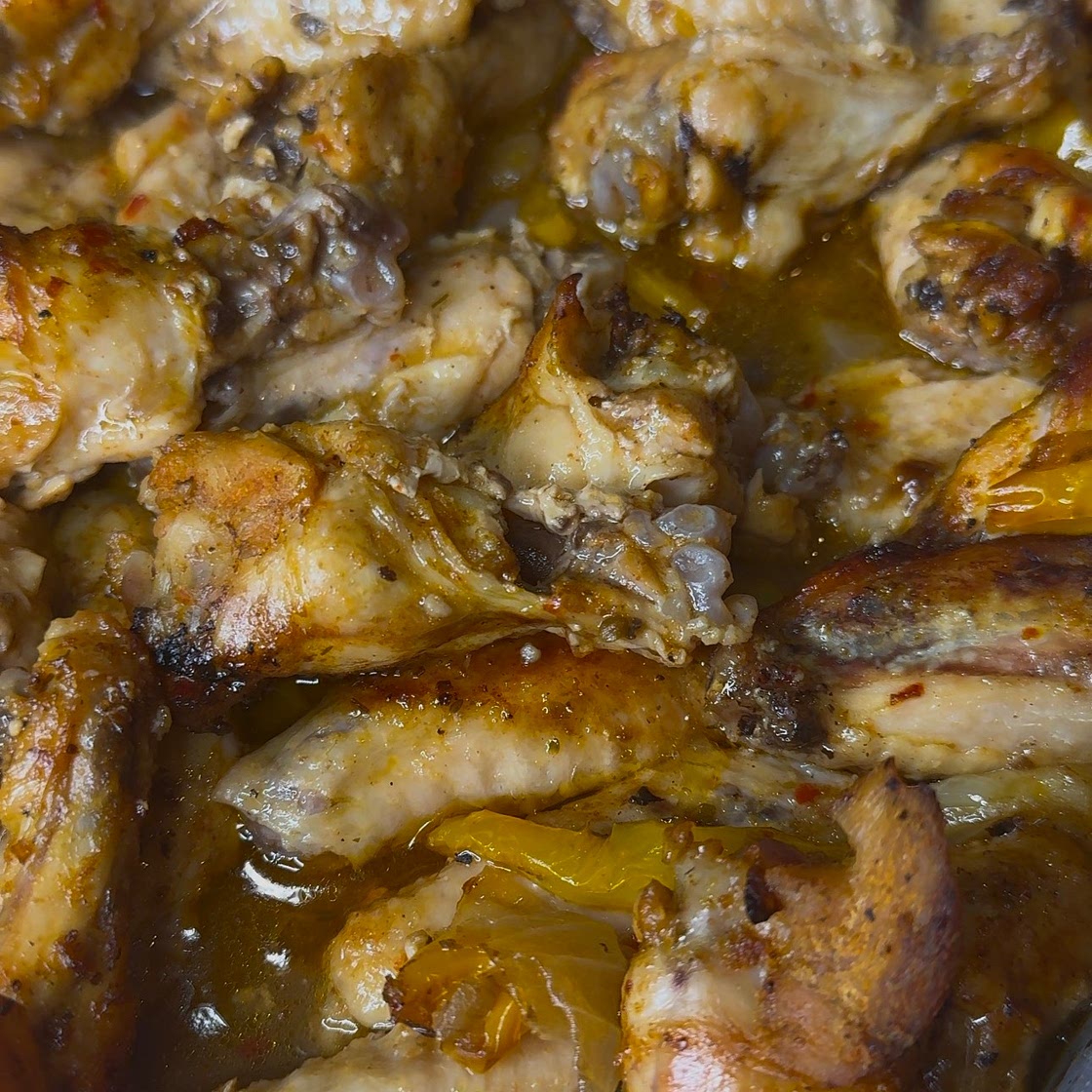 Zesty Italian Baked Wings 