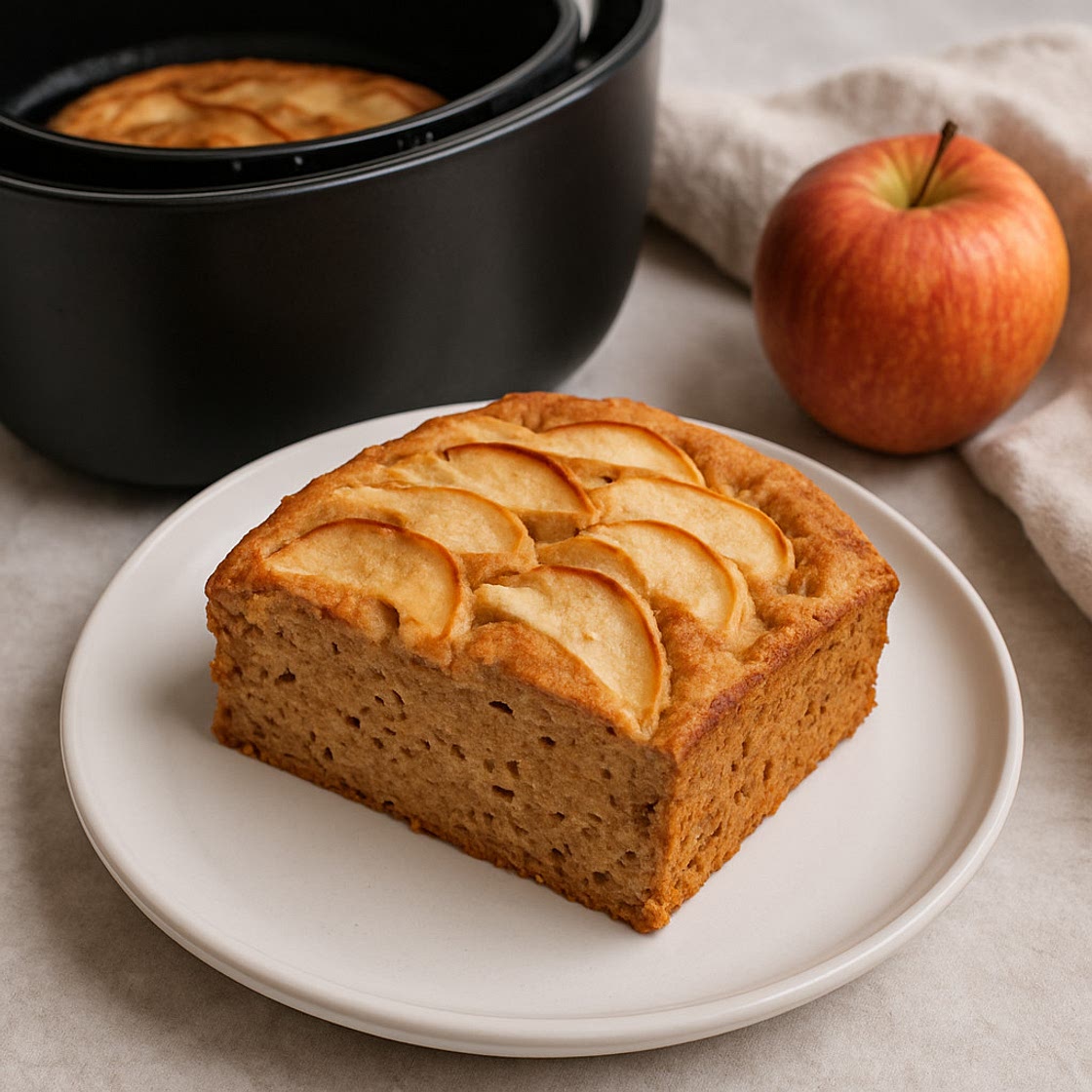 Proteinreicher Apfelkuchen