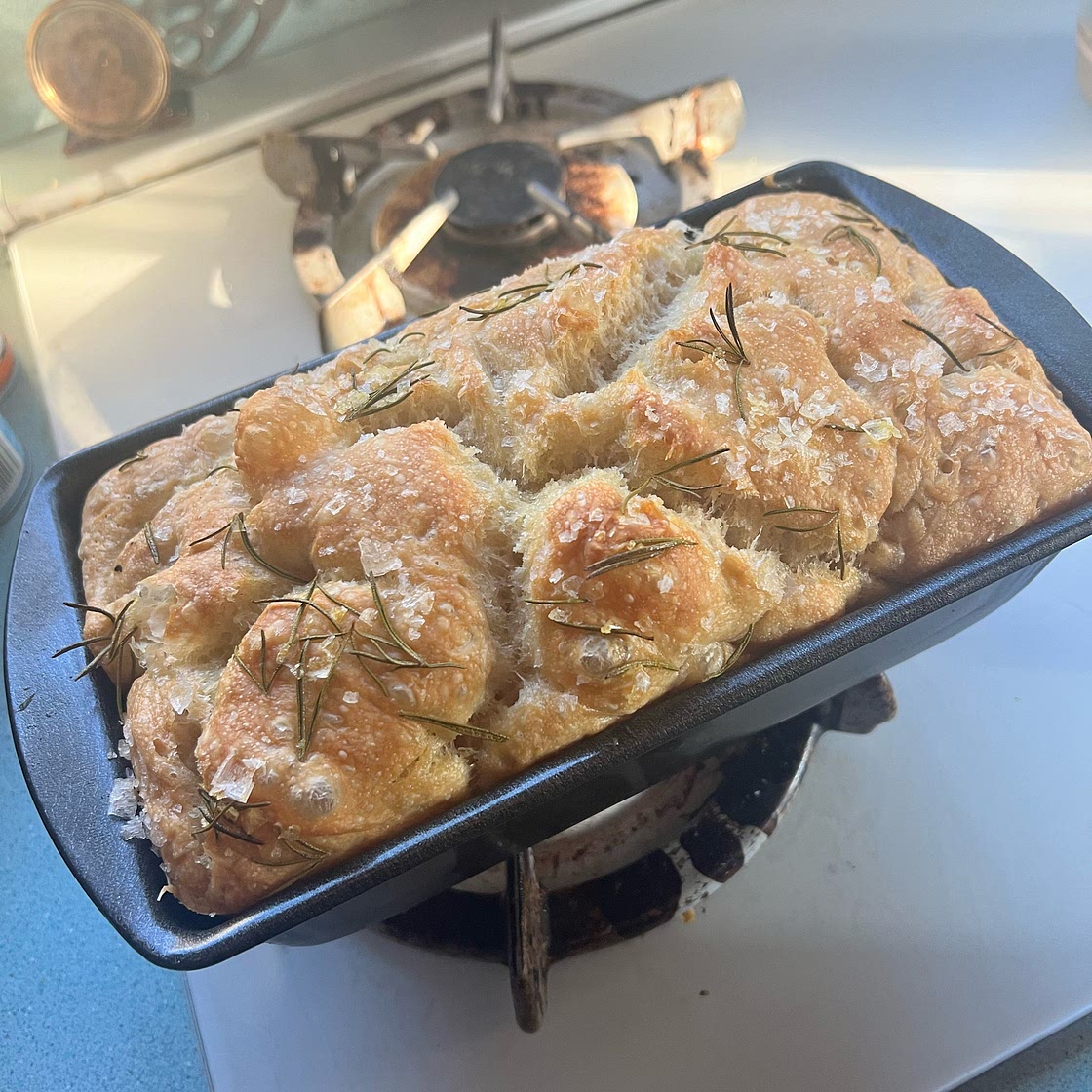 Bread Hack: Turning Focaccia Dough into a Sandwich Loaf