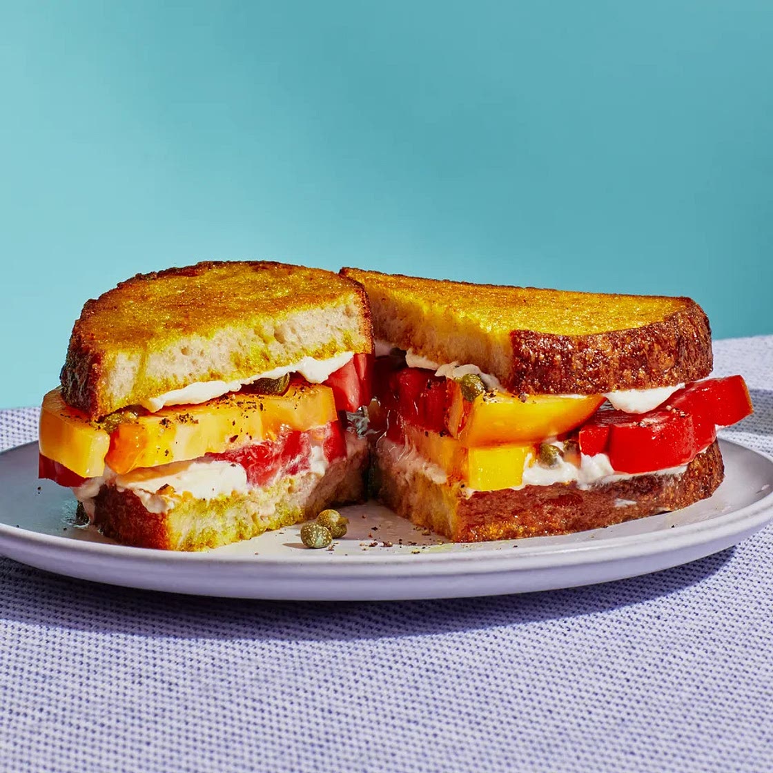 Curried Tomato Sandwich