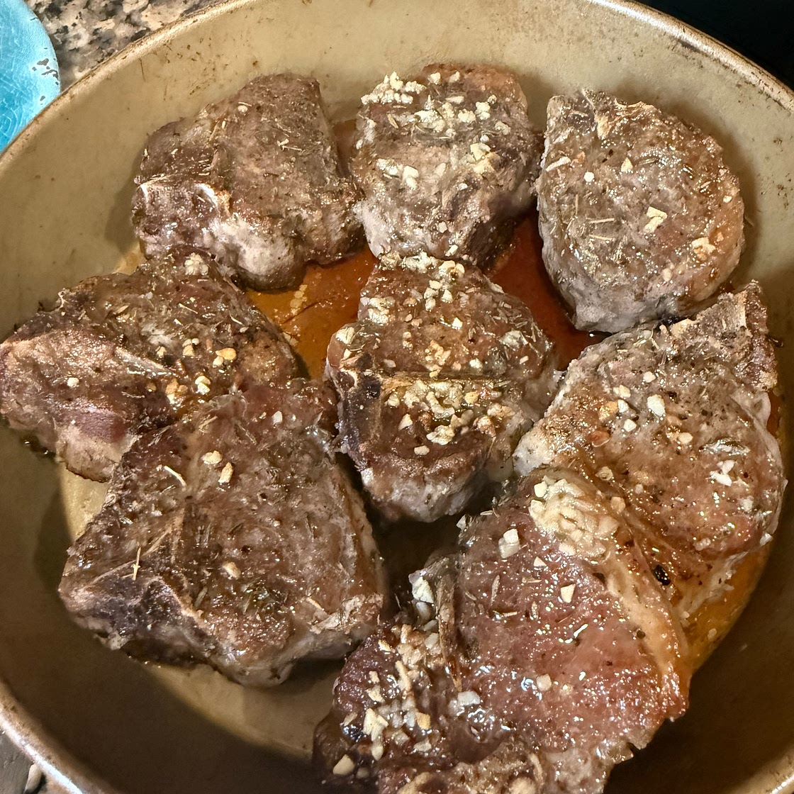 Pan Seared Lamb Chops