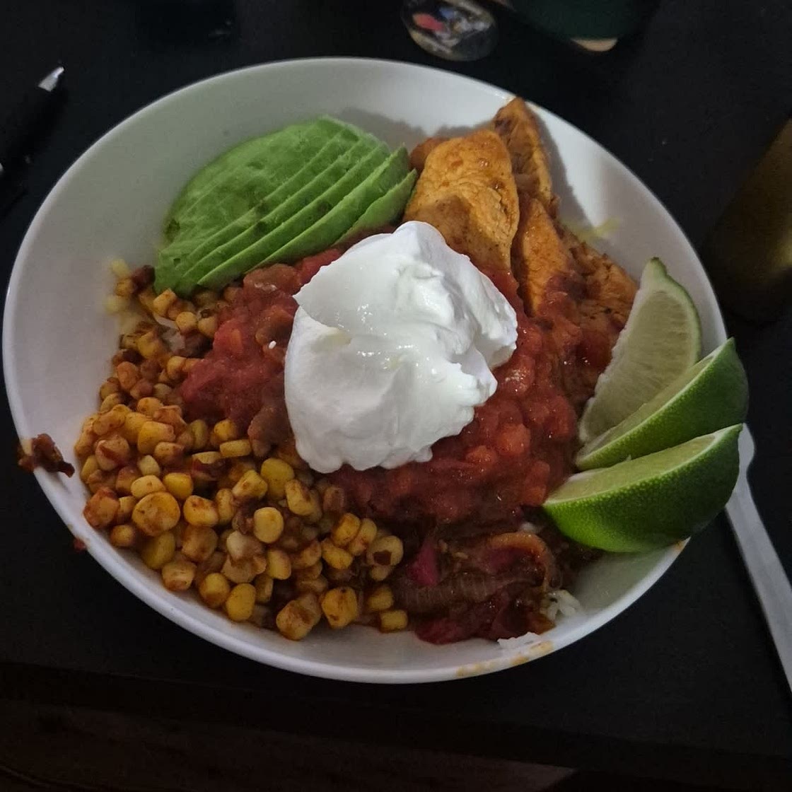 Healthy Chicken Fajita Bowls