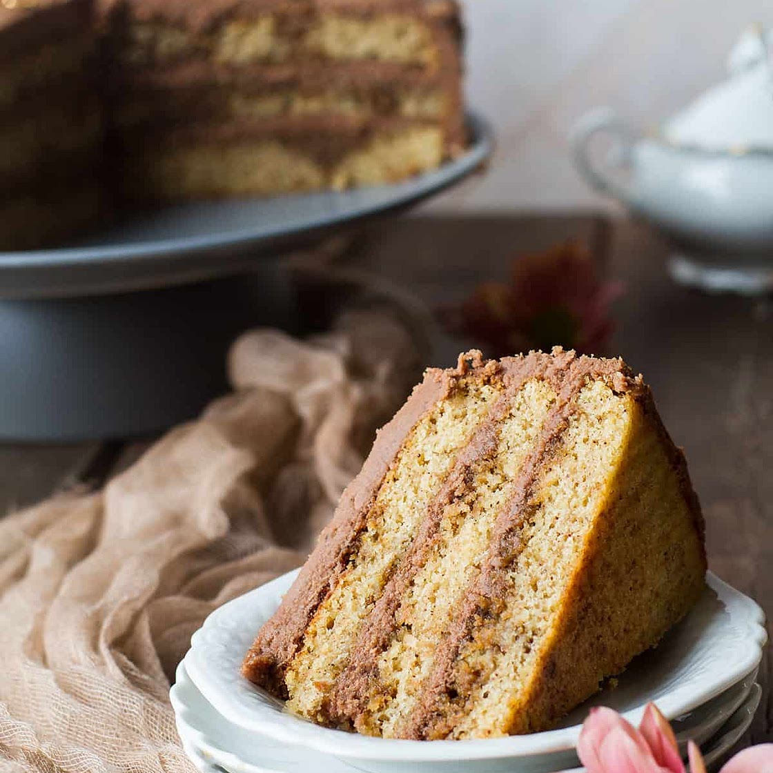 Spice Cake with Chocolate Buttercream (Tropisk Aroma)