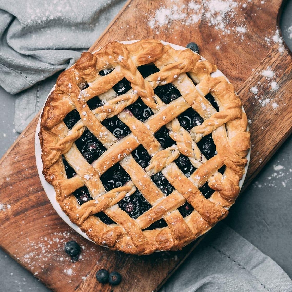 Vegan Blueberry Pie
