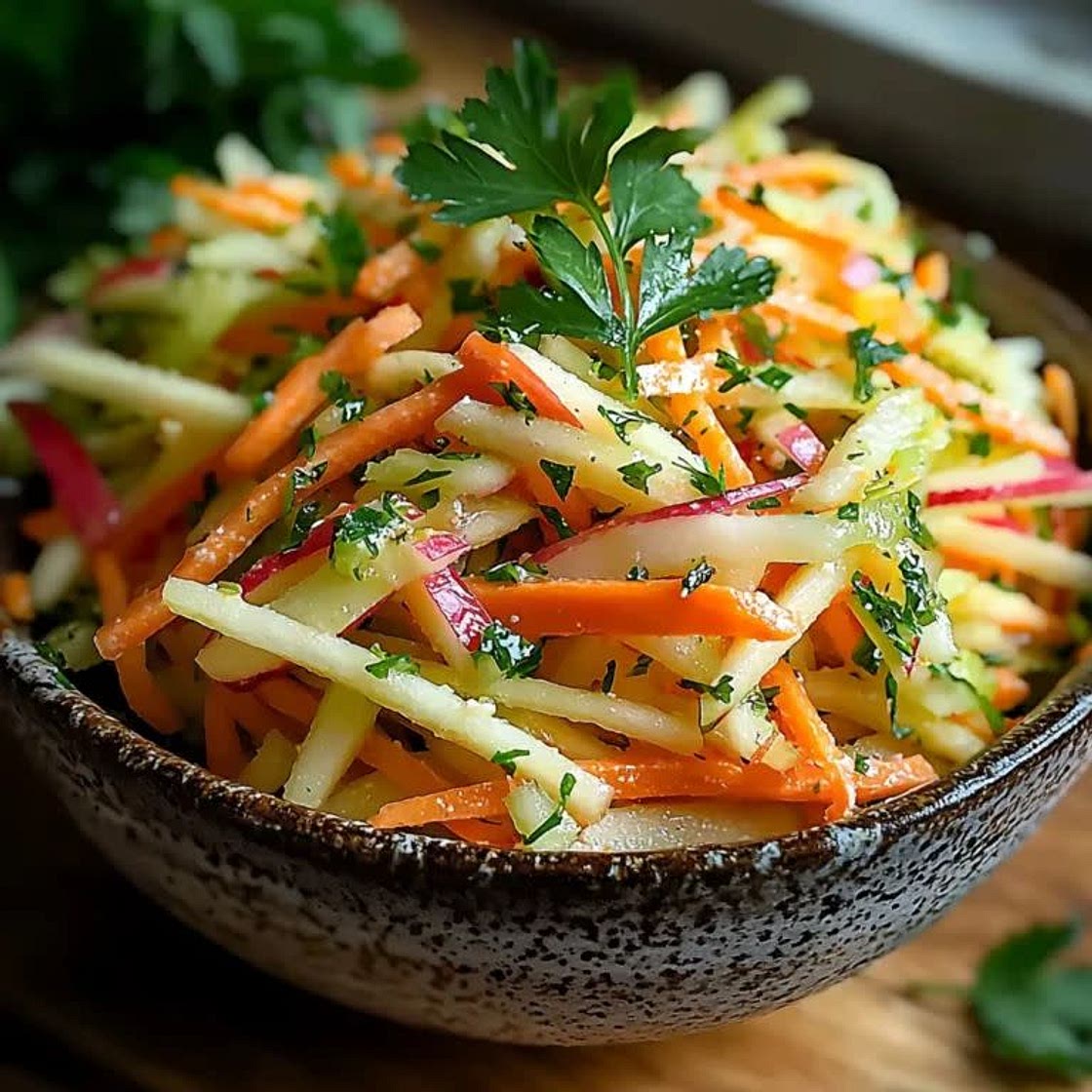 Apfel-Kohlrabi Salat