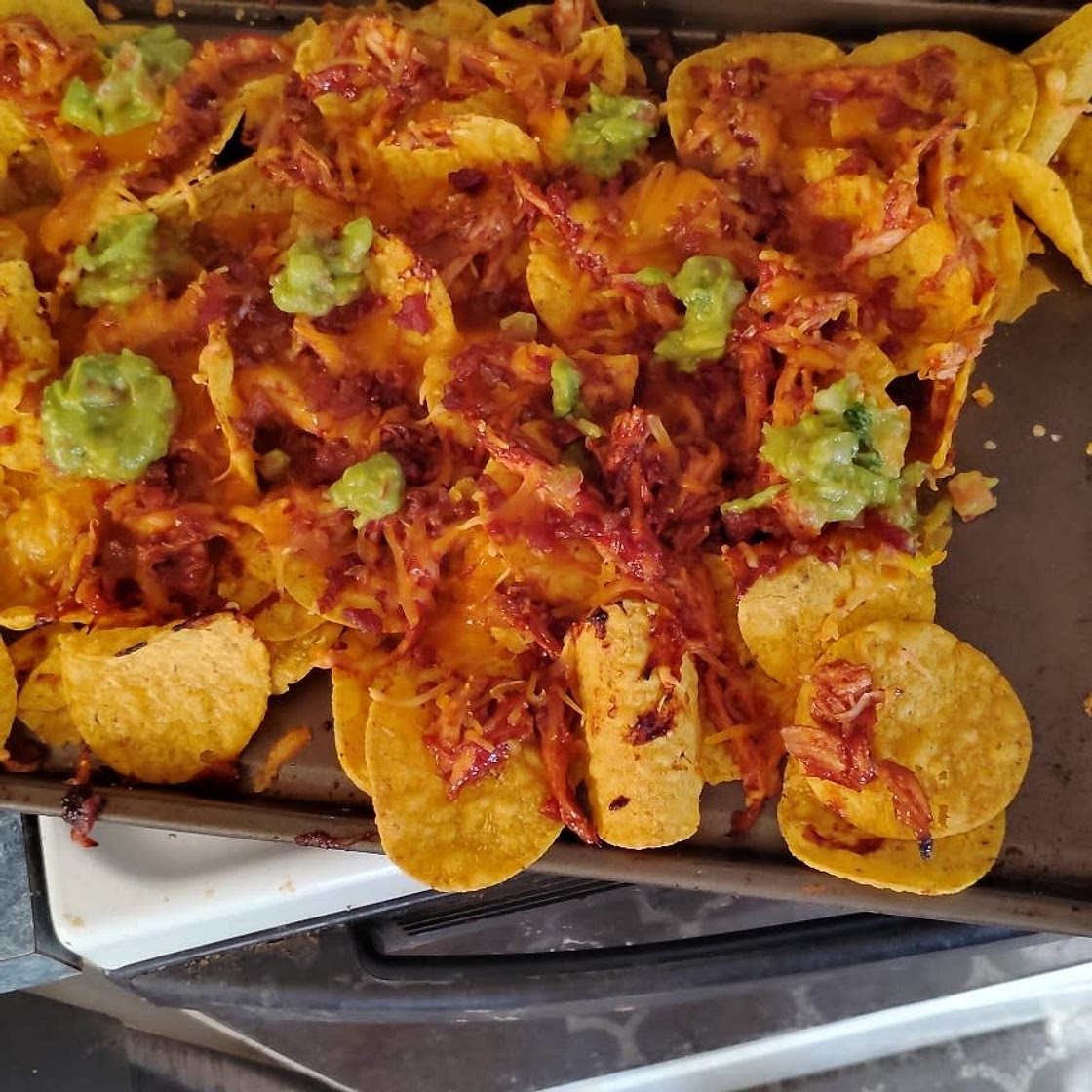 Loaded BBQ Chicken Nachos Recipe by Tasty
