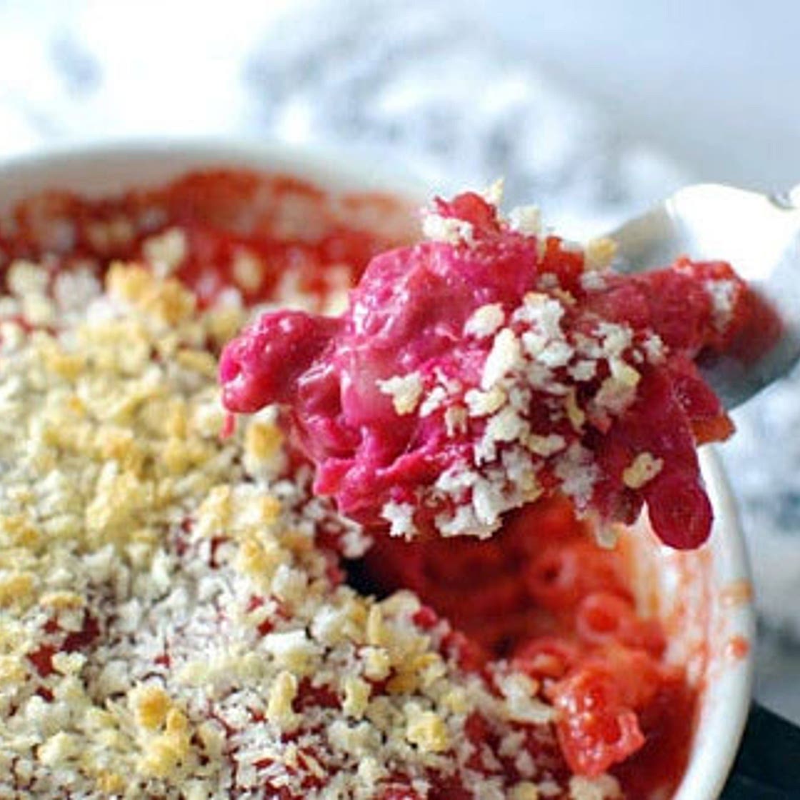 Beet Mac and Cheese