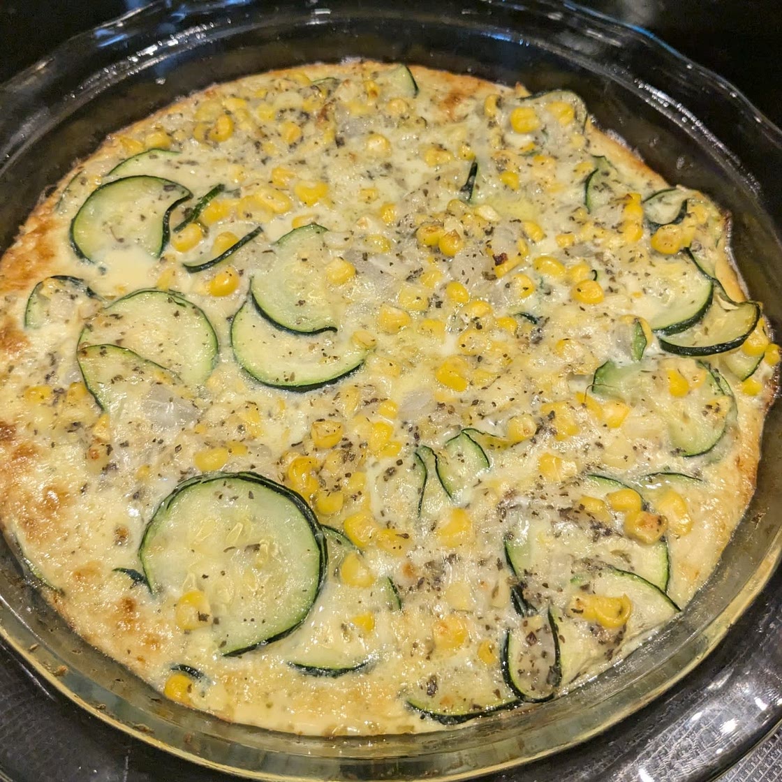 Sweet Corn and Zucchini Pie