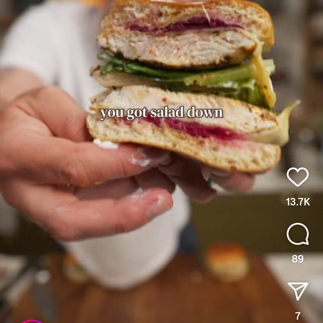 Lemon and herb chicken burger - tyler butts