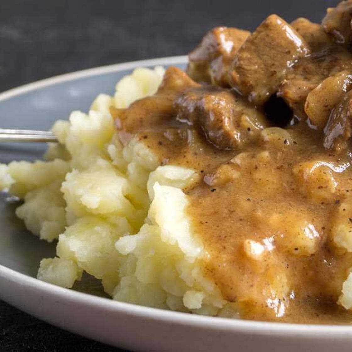 Cubed Venison Gravy