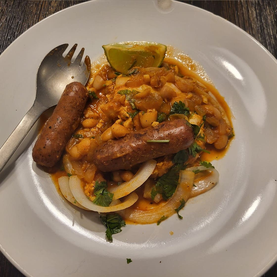 Breakfast Beans and Eggs