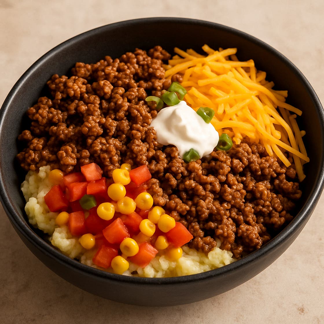 Taco Loaded Potato Bowl