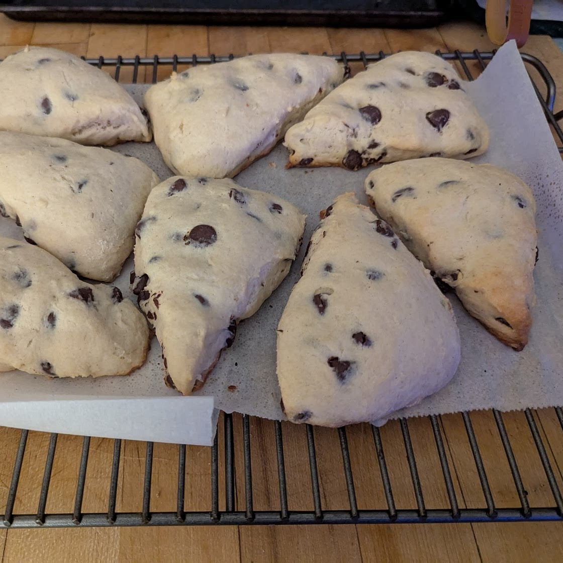 Chocolate Chip Scones