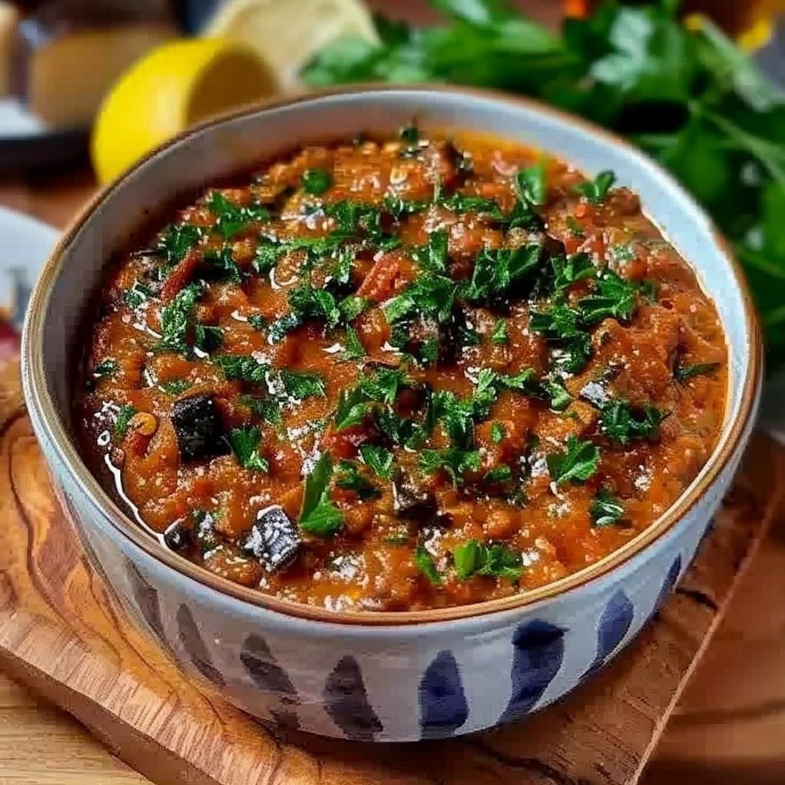 Le Caviar d'Aubergine Marocain qui va Ensorceler vos Papilles