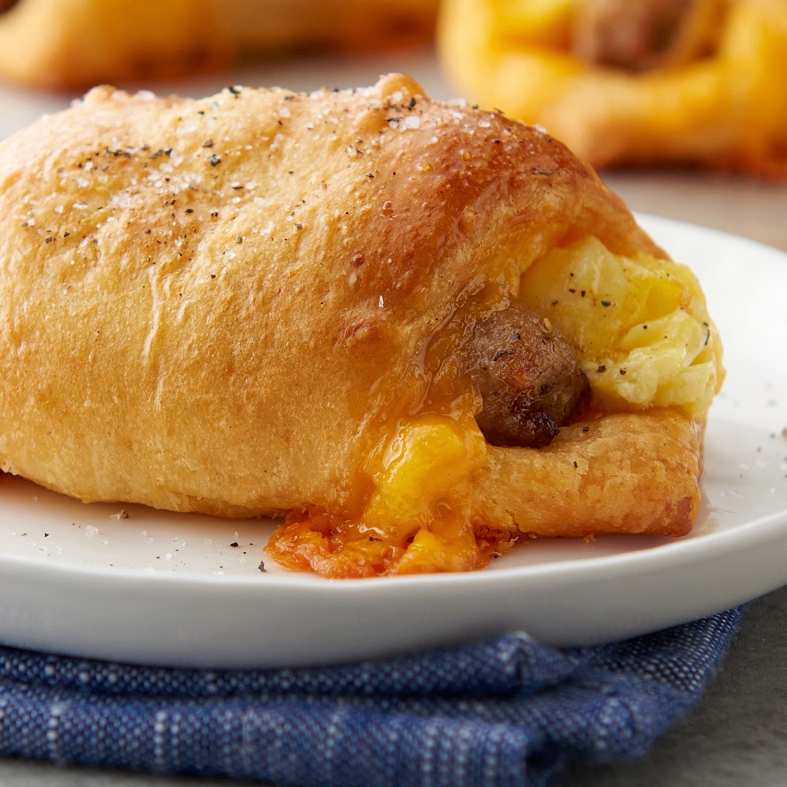 Sausage, Egg and Cheese Breakfast Crescent Rolls