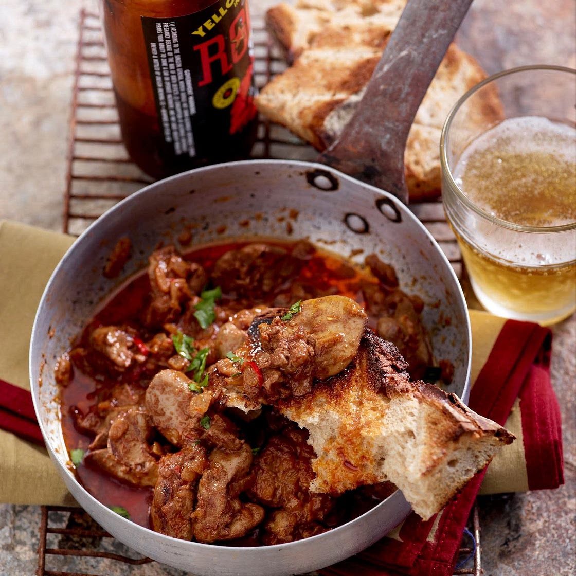 Peri peri chicken livers