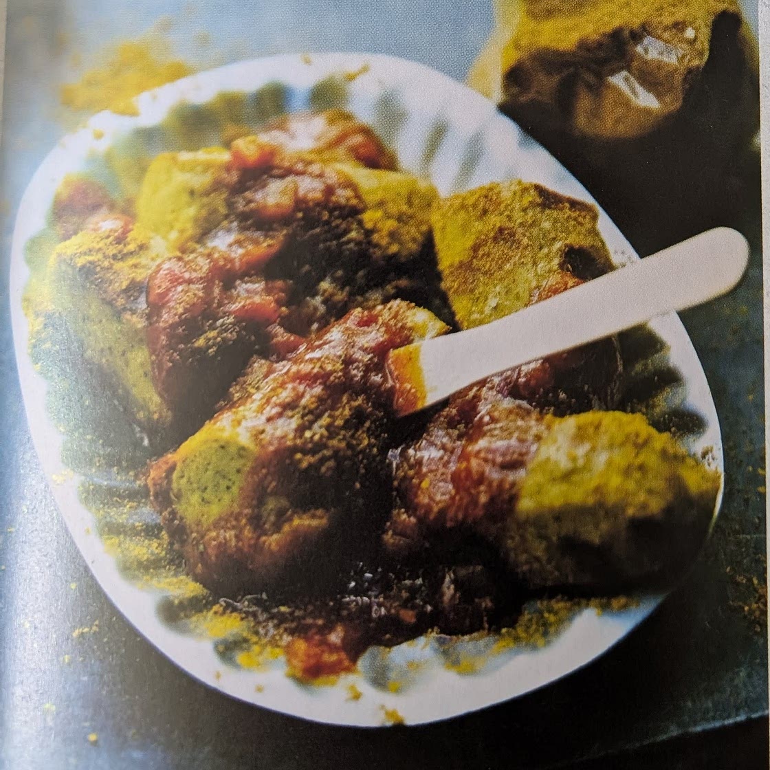 Seitan curryworst met gember
