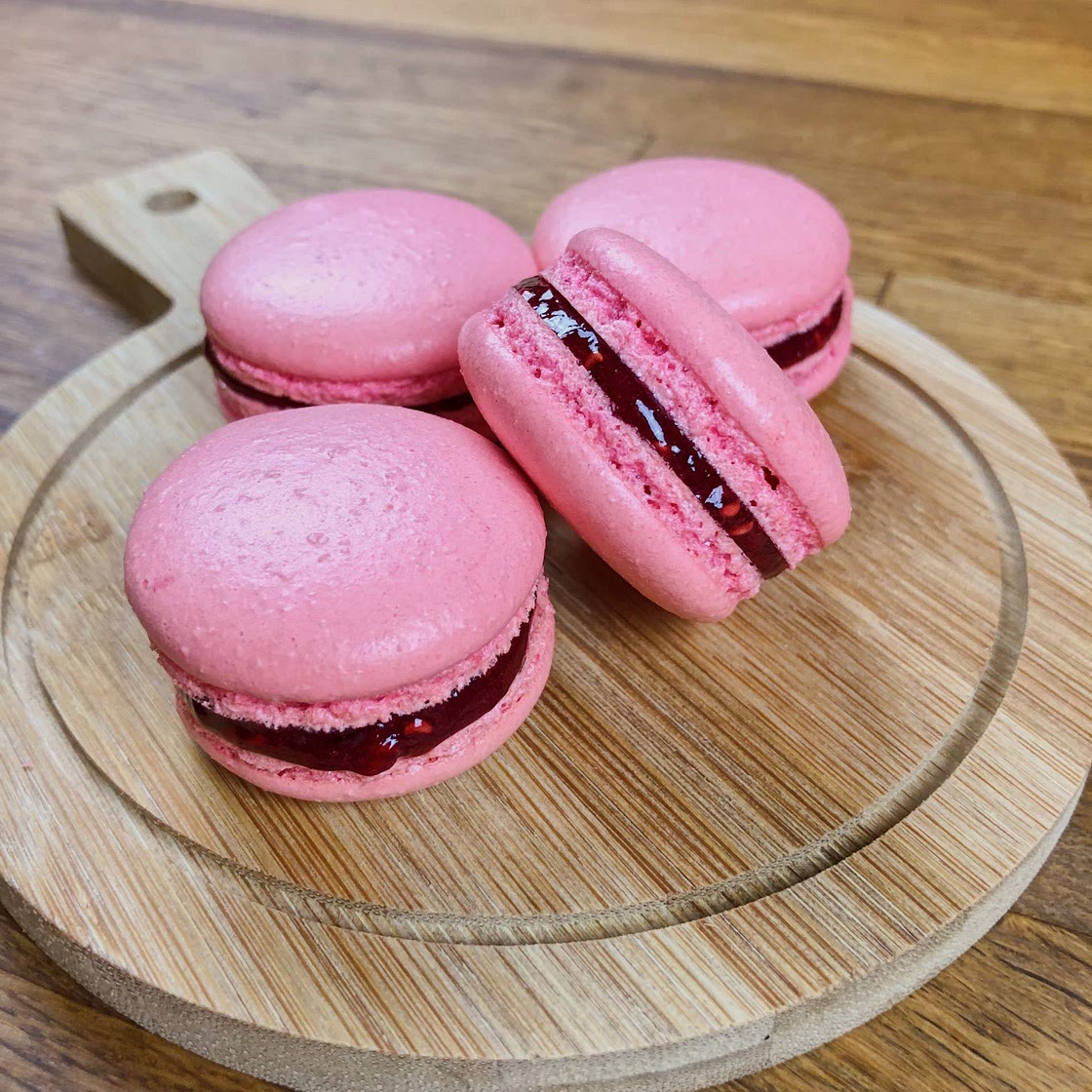Macaron à la framboise