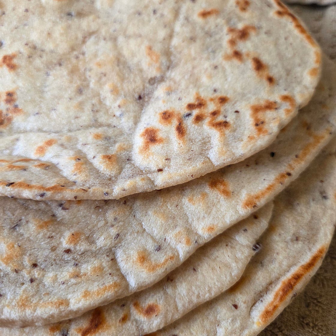 High-Protein, High-Fiber Flour Tortillas