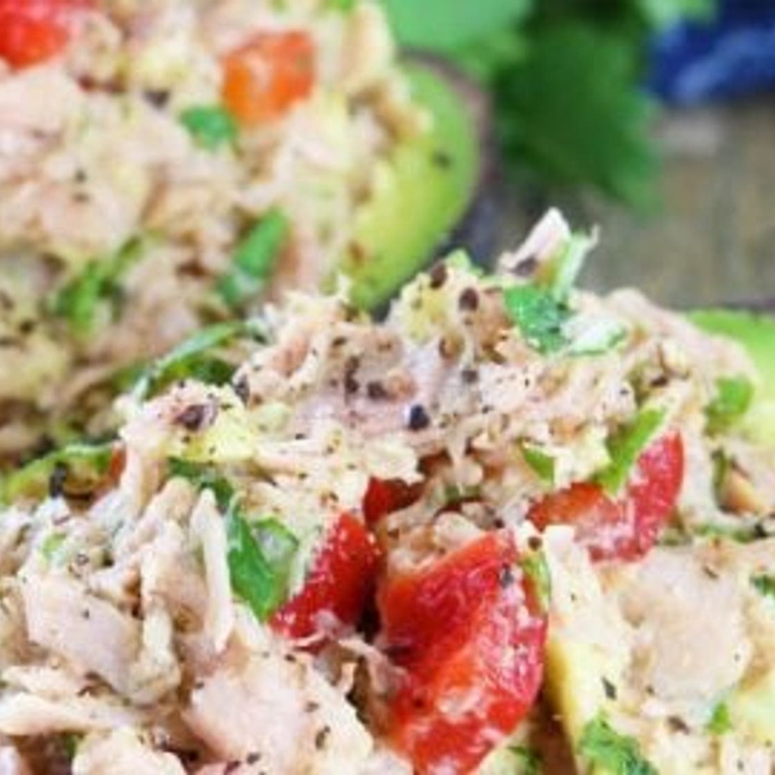 Healthy Tuna Stuffed Avocado