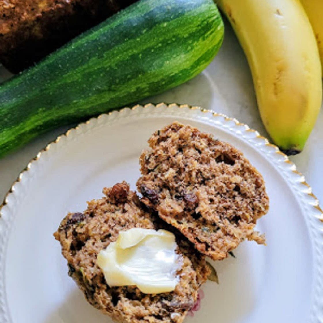Zucchini Banana Loaf and Muffins