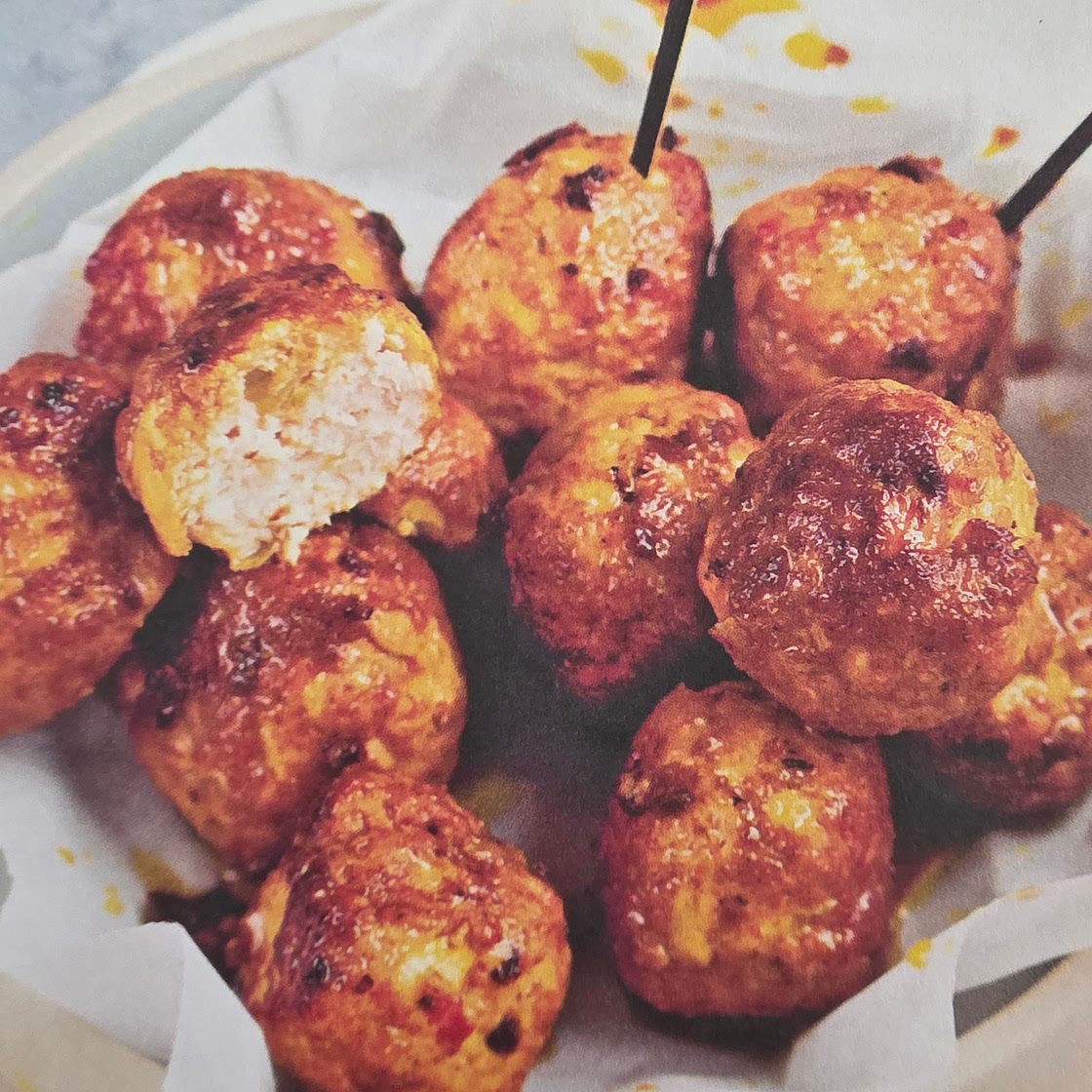 Croquettes de poulet au curry