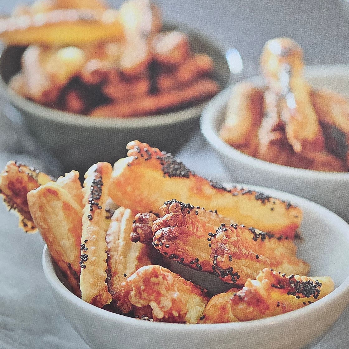 Allumettes parmesan et pavot