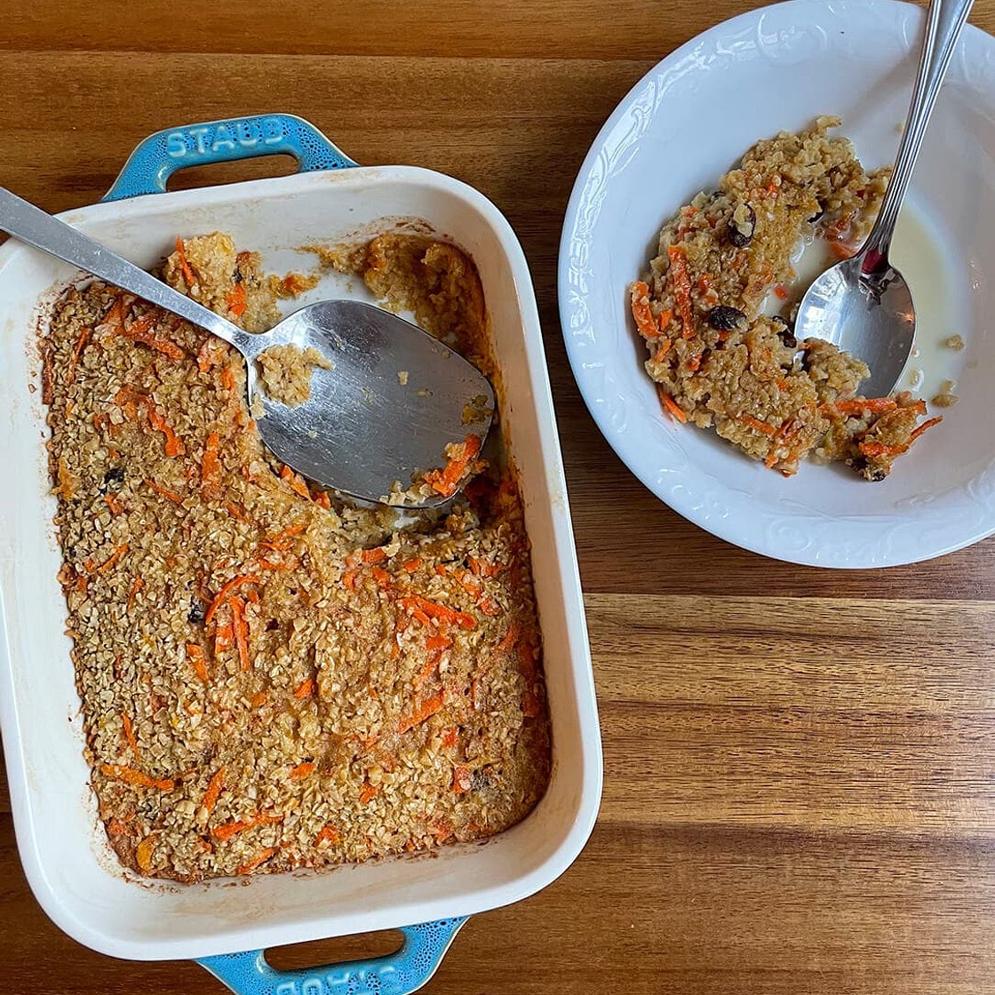 Carrot Cake Baked Oats
